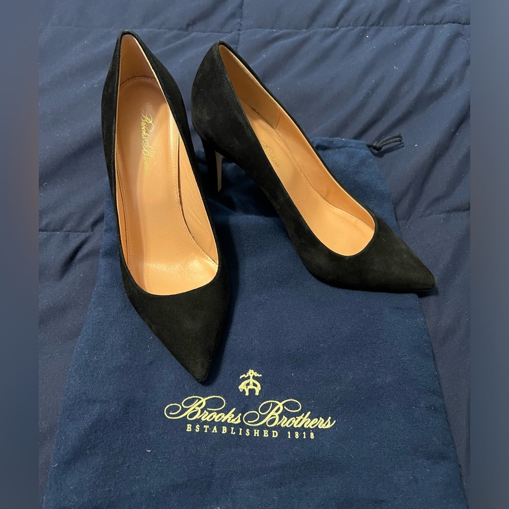 Brooks brothers black stiletto heels
